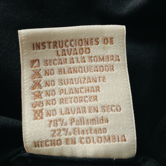 Maygel Coronel “Santa” one piece signature ruffle neck black swimsuit. One Size - Picture 10 of 10